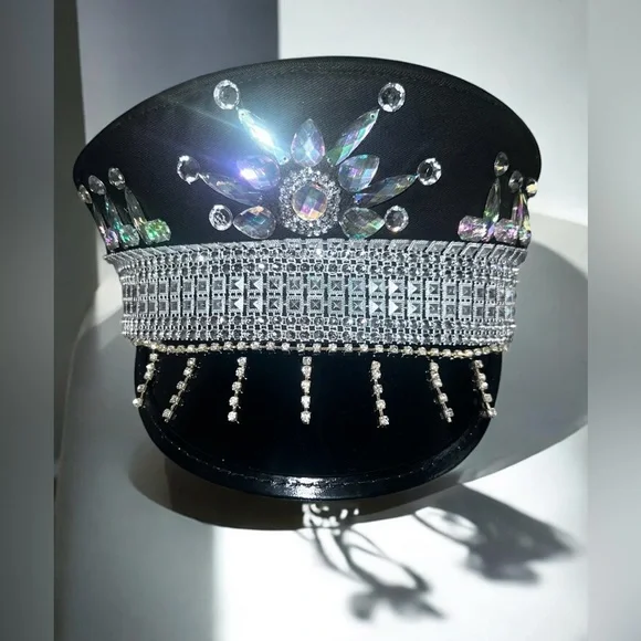 Embellished Sparkly Festival Hat - Picture 4 of 9